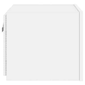 Nástěnná TV skříňka s LED osvětlením bílá 30,5 x 35 x 30 cm - obrázek 10