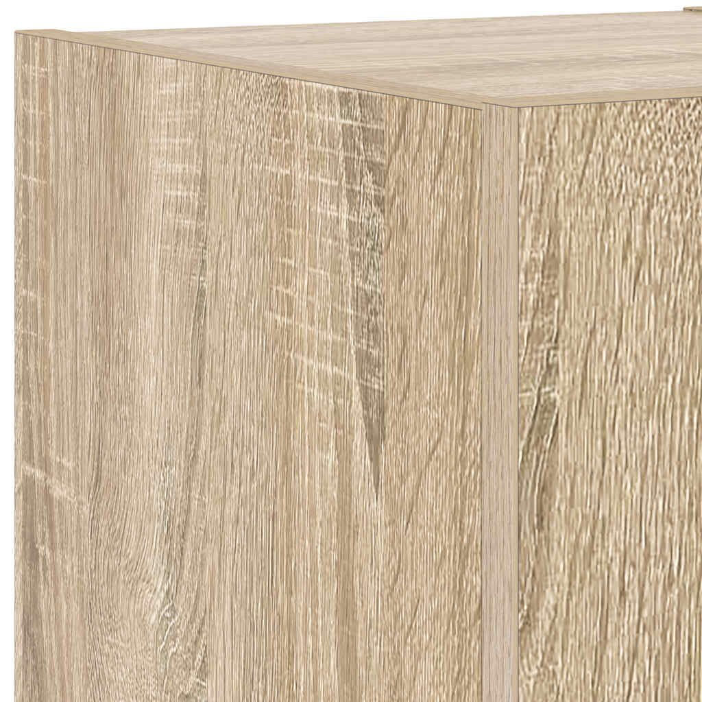 Nástěnná TV skříňka s LED osvětlením dub sonoma 30,5x35x30 cm - obrázek 14