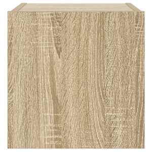 Nástěnná TV skříňka s LED osvětlením dub sonoma 30,5x35x30 cm - obrázek 9