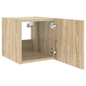 Nástěnné TV skříňky s LED 2 ks dub sonoma 30,5 x 35 x 30 cm - obrázek 9