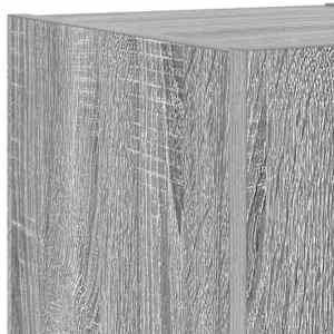 Nástěnná TV skříňka s LED osvětlením šedá sonoma 30,5x35x30 cm - obrázek 13