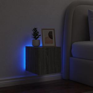Nástěnná TV skříňka s LED osvětlením šedá sonoma 30,5x35x30 cm - obrázek 4