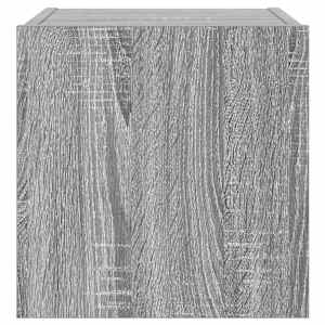 Nástěnná TV skříňka s LED osvětlením šedá sonoma 30,5x35x30 cm - obrázek 9