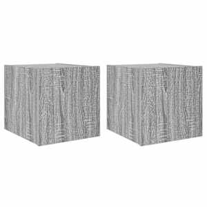 Nástěnné TV skříňky s LED 2 ks šedé sonoma 30,5 x 35 x 30 cm - obrázek 14