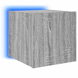 Nástěnné TV skříňky s LED 2 ks šedé sonoma 30,5 x 35 x 30 cm - obrázek 15