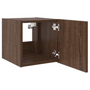 Nástěnné TV skříňky s LED 2 ks hnědý dub 30,5 x 35 x 30 cm - obrázek 9