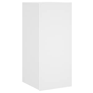Nástěnná TV skříňka s LED osvětlením bílá 30,5 x 35 x 70 cm - obrázek 3
