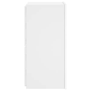 Nástěnná TV skříňka s LED osvětlením bílá 30,5 x 35 x 70 cm - obrázek 10