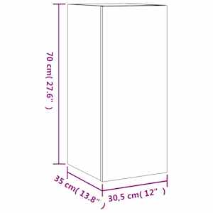 Nástěnné TV skříňky s LED osvětlením 2 ks bílé 30,5x35x70 cm - obrázek 19