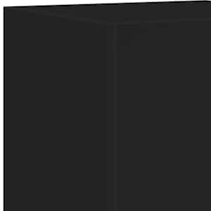 Nástěnná TV skříňka s LED osvětlením černá 30,5 x 35 x 70 cm - obrázek 13