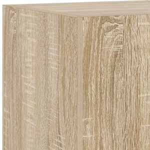 Nástěnná TV skříňka s LED osvětlením dub sonoma 30,5x35x70 cm - obrázek 13