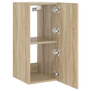Nástěnné TV skříňky s LED 2 ks dub sonoma 30,5 x 35 x 70 cm - obrázek 8