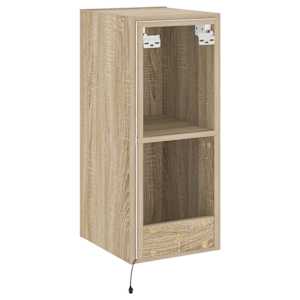 Nástěnné TV skříňky s LED 2 ks dub sonoma 30,5 x 35 x 70 cm - obrázek 11