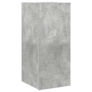 Nástěnná TV skříňka s LED osvětlením betonově šedá 30,5x35x70cm - obrázek 3