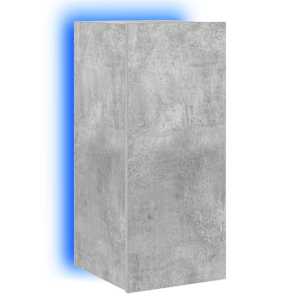 Nástěnná TV skříňka s LED osvětlením betonově šedá 30,5x35x70cm - obrázek 16
