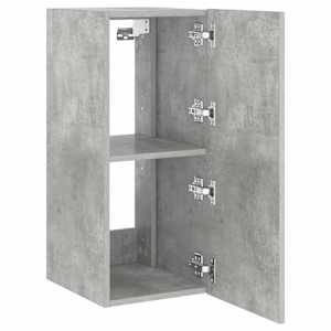 Nástěnná TV skříňka s LED osvětlením betonově šedá 30,5x35x70cm - obrázek 8