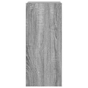 Nástěnná TV skříňka s LED osvětlením šedá sonoma 30,5x35x70 cm - obrázek 9