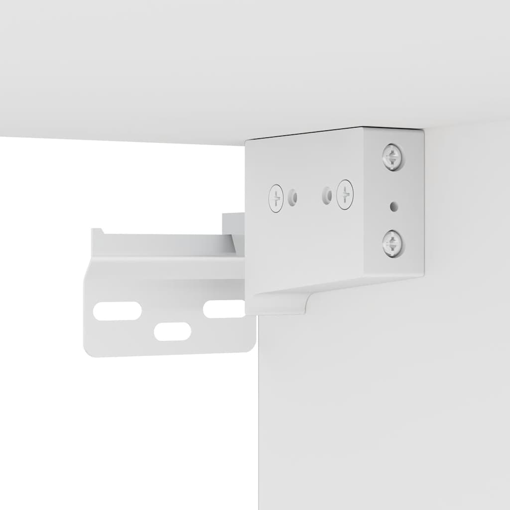Nástěnná TV skříňka s LED osvětlením bílá 40,5 x 35 x 40 cm - obrázek 15