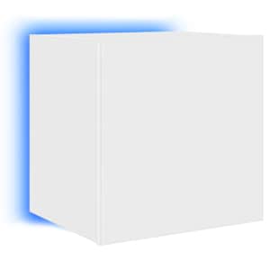 Nástěnná TV skříňka s LED osvětlením bílá 40,5 x 35 x 40 cm - obrázek 8
