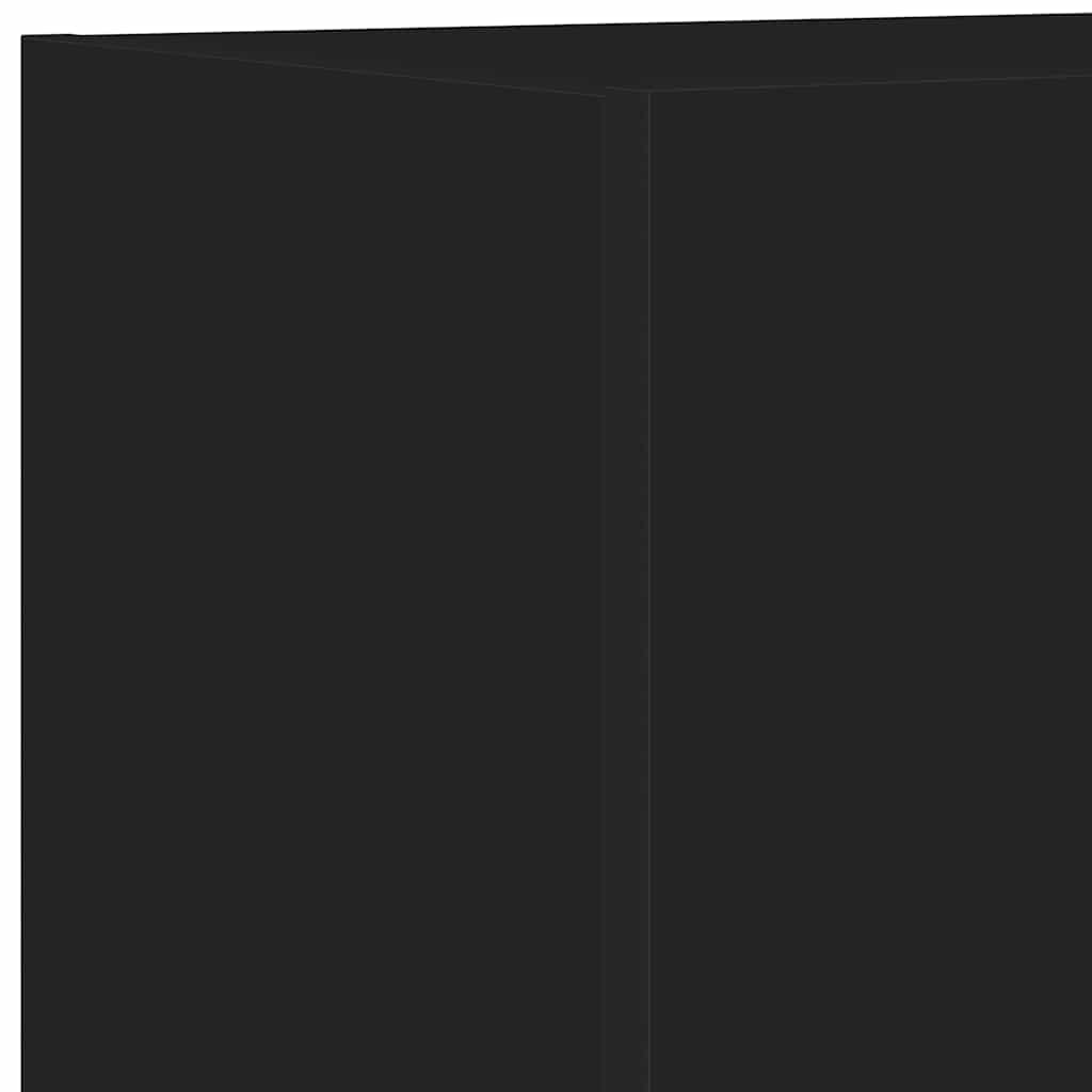 Nástěnná TV skříňka s LED osvětlením černá 40,5 x 35 x 40 cm - obrázek 14