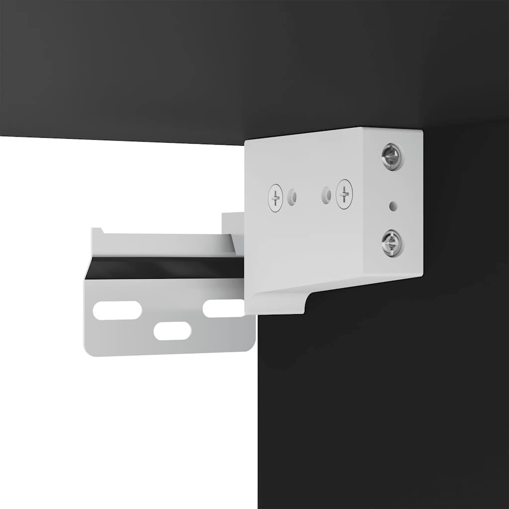 Nástěnná TV skříňka s LED osvětlením černá 40,5 x 35 x 40 cm - obrázek 15