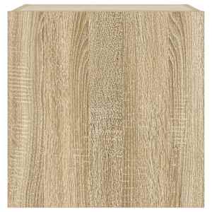 Nástěnná TV skříňka s LED osvětlením dub sonoma 40,5x35x40 cm - obrázek 9