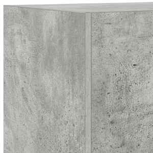 Nástěnná TV skříňka s LED osvětlením betonově šedá 40,5x35x40cm - obrázek 13