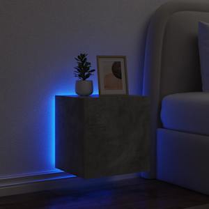 Nástěnná TV skříňka s LED osvětlením betonově šedá 40,5x35x40cm - obrázek 4