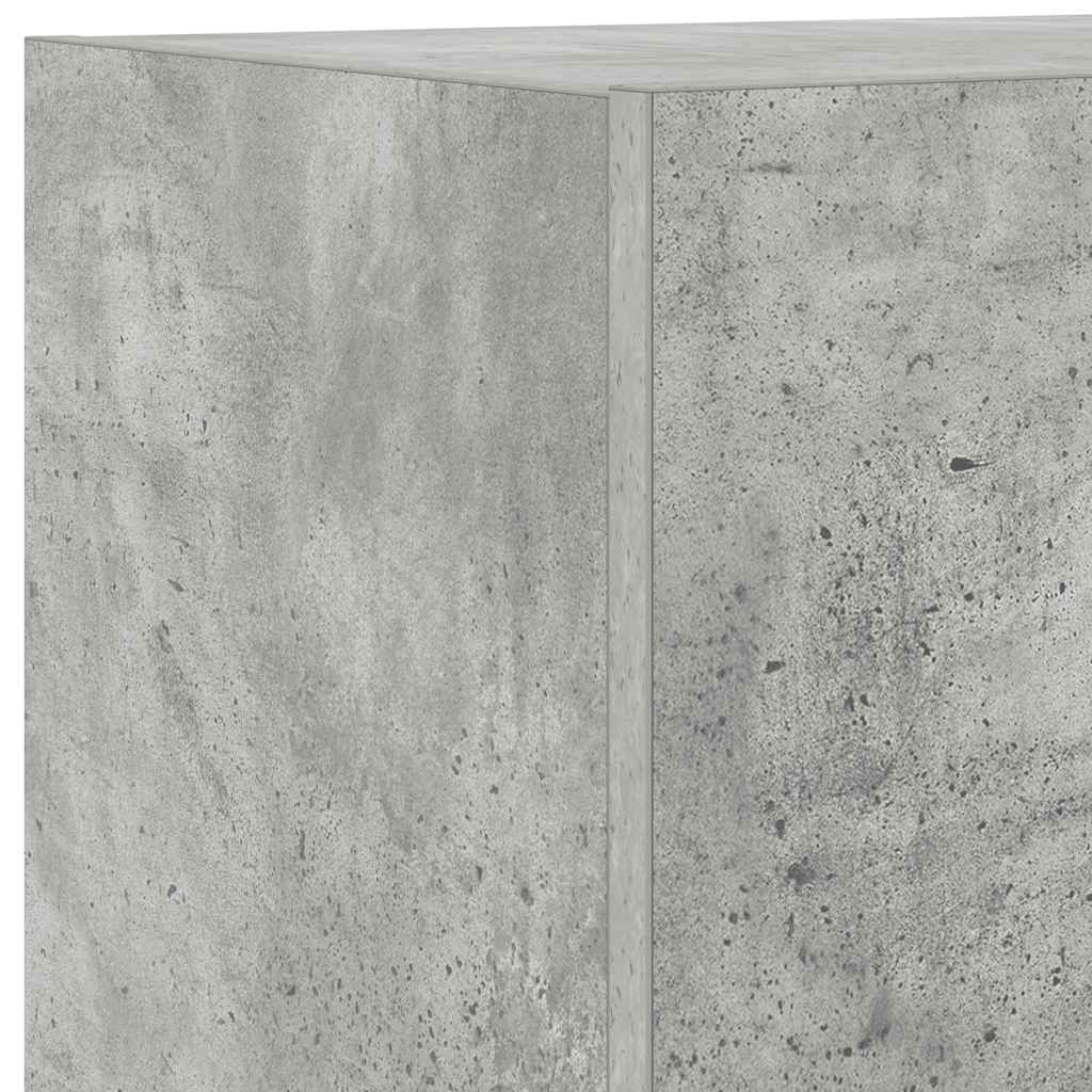 Nástěnné TV skříňky s LED 2 ks betonově šedé 40,5 x 35 x 40 cm - obrázek 16