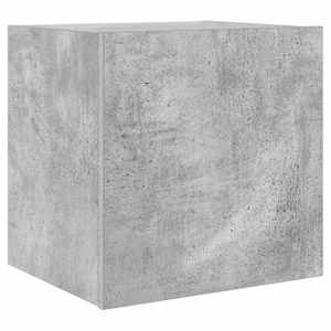 Nástěnné TV skříňky s LED 2 ks betonově šedé 40,5 x 35 x 40 cm - obrázek 10