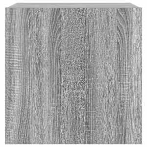 Nástěnná TV skříňka s LED osvětlením šedá sonoma 40,5x35x40 cm - obrázek 9