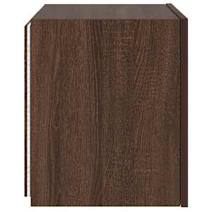 Nástěnná TV skříňka s LED osvětlením hnědý dub 40,5x35x40 cm - obrázek 10