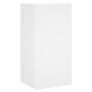 Nástěnná TV skříňka s LED osvětlením bílá 40,5 x 35 x 80 cm - obrázek 6