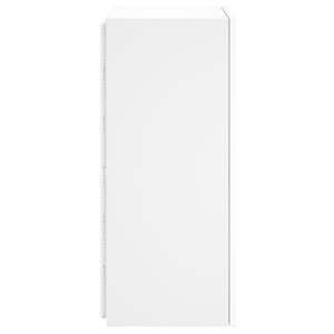 Nástěnná TV skříňka s LED osvětlením bílá 40,5 x 35 x 80 cm - obrázek 9
