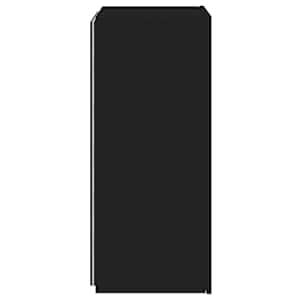 Nástěnná TV skříňka s LED osvětlením černá 40,5 x 35 x 80 cm - obrázek 9