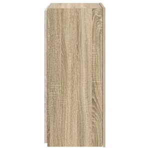 Nástěnná TV skříňka s LED osvětlením dub sonoma 40,5x35x80 cm - obrázek 9