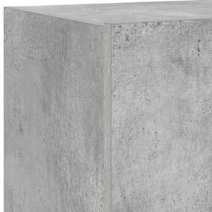 Nástěnná TV skříňka s LED osvětlením betonově šedá 60x35x31 cm - obrázek 12