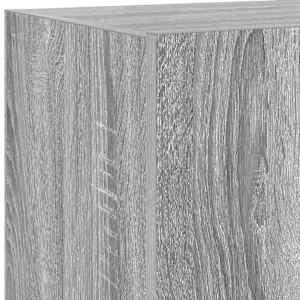 Nástěnná TV skříňka s LED osvětlením šedá sonoma 60x35x31 cm - obrázek 12