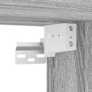 Nástěnná TV skříňka s LED osvětlením šedá sonoma 60x35x31 cm - obrázek 13