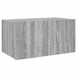 Nástěnná TV skříňka s LED osvětlením šedá sonoma 60x35x31 cm - obrázek 7