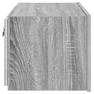 Nástěnná TV skříňka s LED osvětlením šedá sonoma 60x35x31 cm - obrázek 10