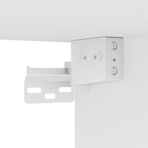 Nástěnná TV skříňka s LED osvětlením bílá 80 x 35 x 31 cm - obrázek 13