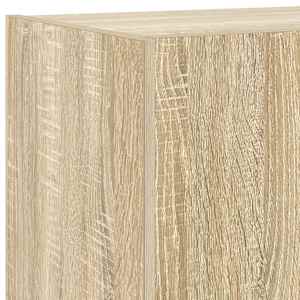 Nástěnná TV skříňka s LED osvětlením dub sonoma 80 x 35 x 31 cm - obrázek 12