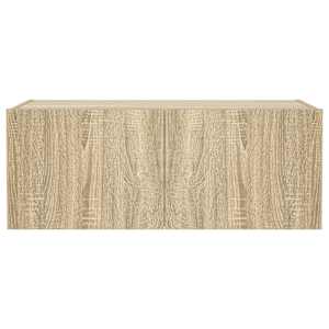 Nástěnná TV skříňka s LED osvětlením dub sonoma 80 x 35 x 31 cm - obrázek 9