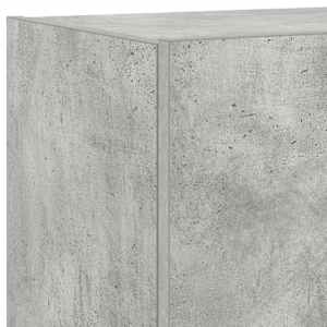 Nástěnná TV skříňka s LED osvětlením betonově šedá 80x35x31 cm - obrázek 12