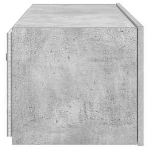 Nástěnná TV skříňka s LED osvětlením betonově šedá 80x35x31 cm - obrázek 10