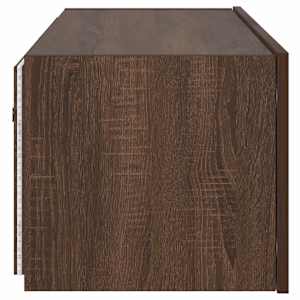 Nástěnná TV skříňka s LED osvětlením hnědý dub 80 x 35 x 31 cm - obrázek 10