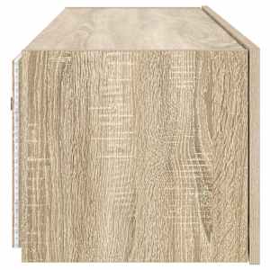 Nástěnná TV skříňka s LED osvětlením dub sonoma 100x35x31 cm - obrázek 10