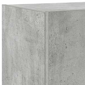 Nástěnná TV skříňka s LED osvětlením betonově šedá 100x35x31 cm - obrázek 12