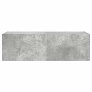 Nástěnná TV skříňka s LED osvětlením betonově šedá 100x35x31 cm - obrázek 9